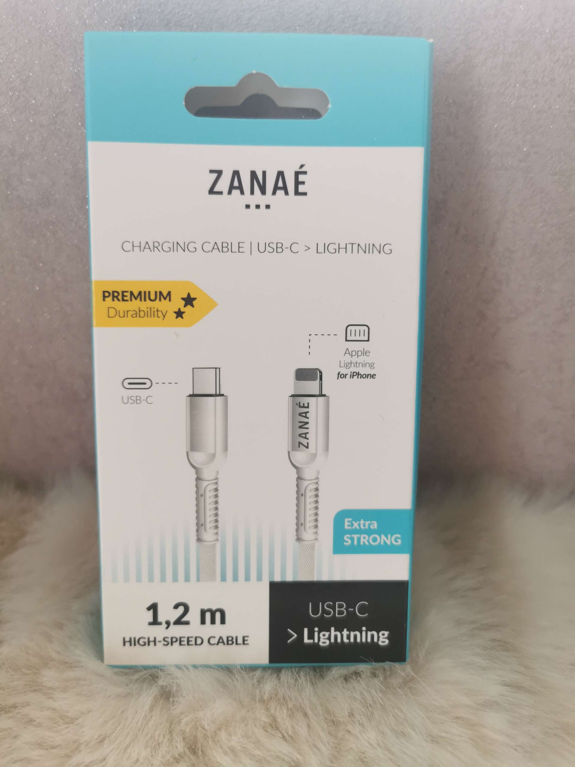 Câble USB-C vers Lightning - 1,2m - Blanc
