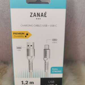 Câble USB-A vers USB-C - 1,2m - Blanc